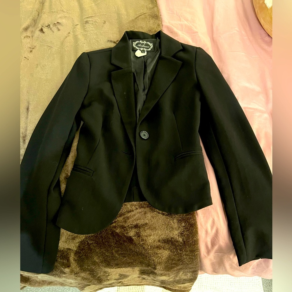 SUPER COMFY BLACK BLAZER